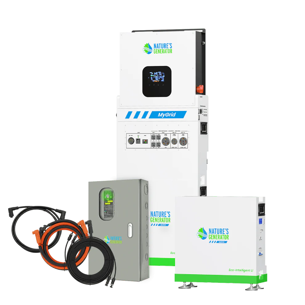 Nature's Generator MyGrid 10K with Transfer Switch for House Battery Backup