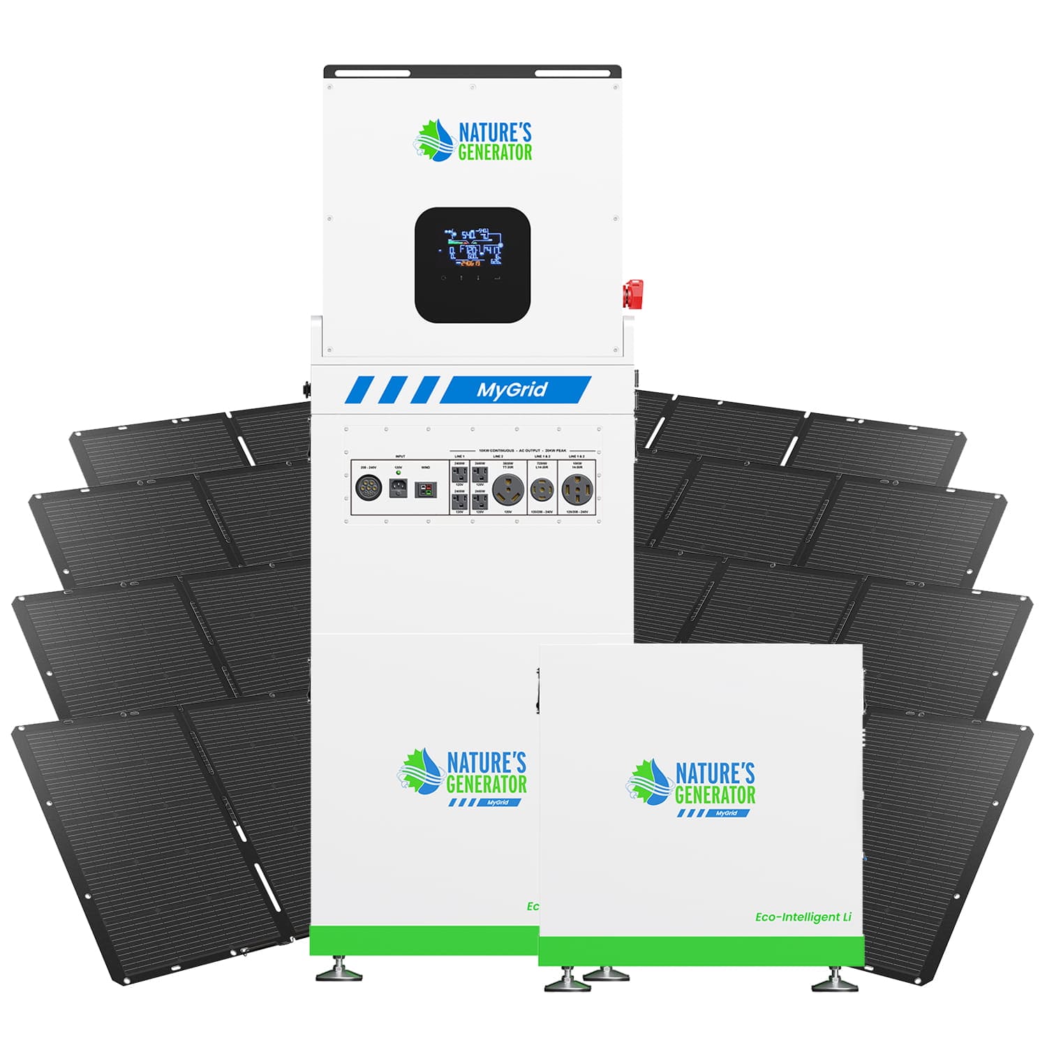 Nature's Generator MyGrid 10K Solar Generator for Home