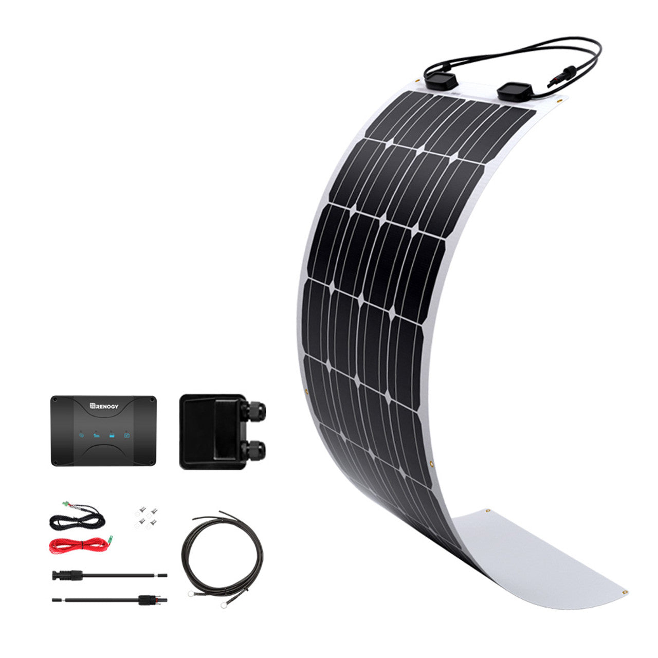 Renogy Energy 100W 12V Solar RV Kit SKU: RKIT100RT-D30D1
