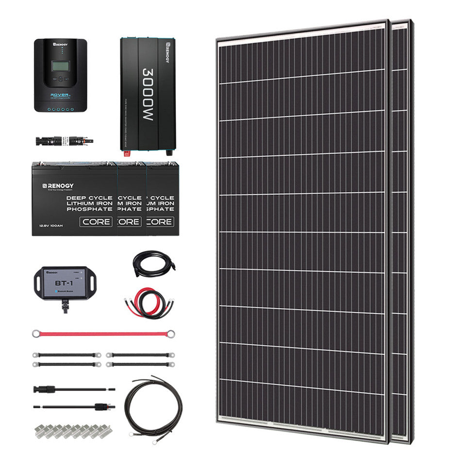 Renogy Energy 600W 12V General Off-Grid Solar Kit SKU: RKIT600PB-R60D3