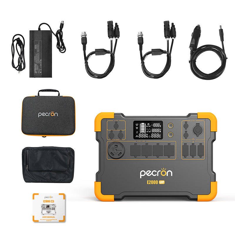 PECRON E2000LFP Expandable Solar Generator System Kit
