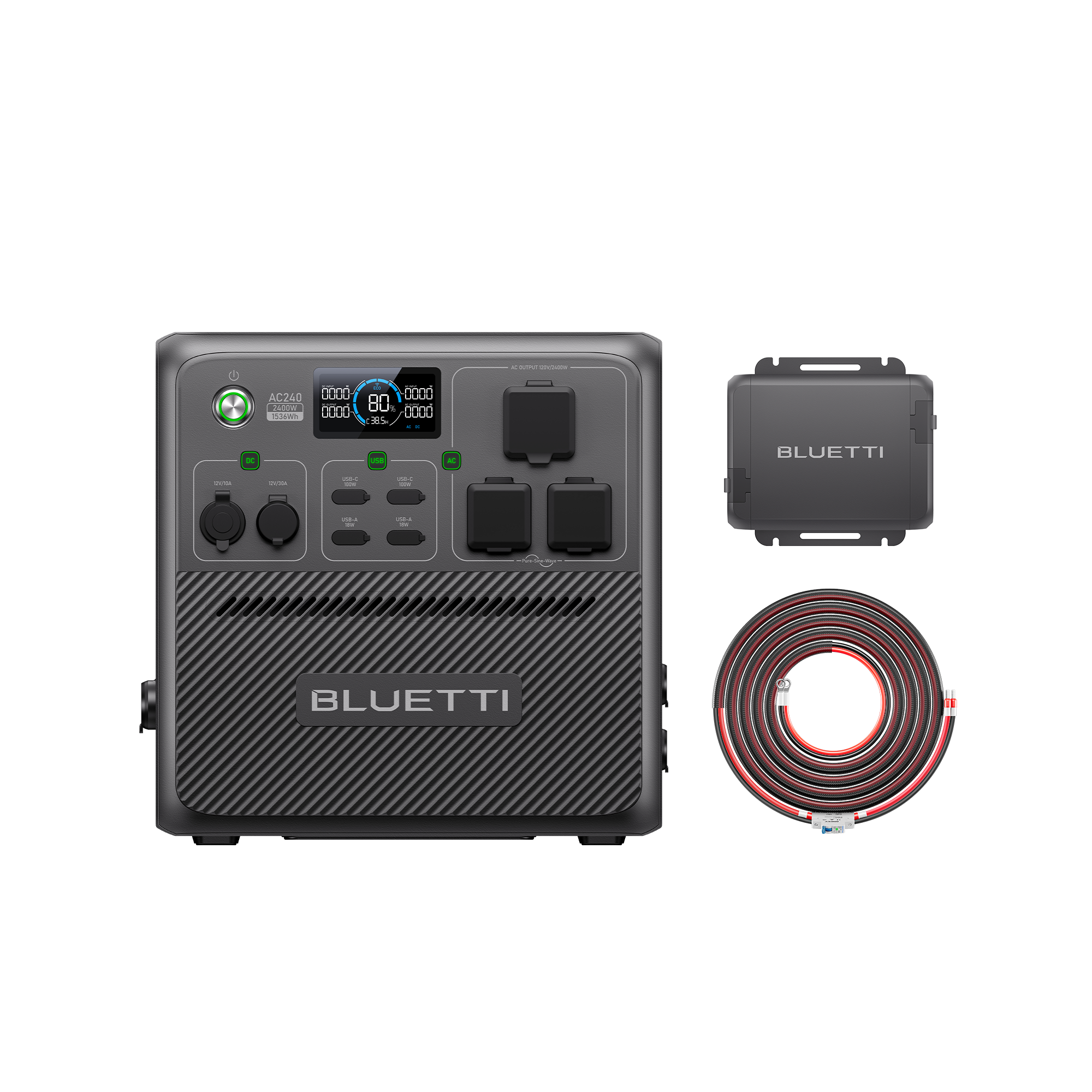 BLUETTI Pioneer 150 (AC240) Portable Power Station | 2,400W,1,536Wh