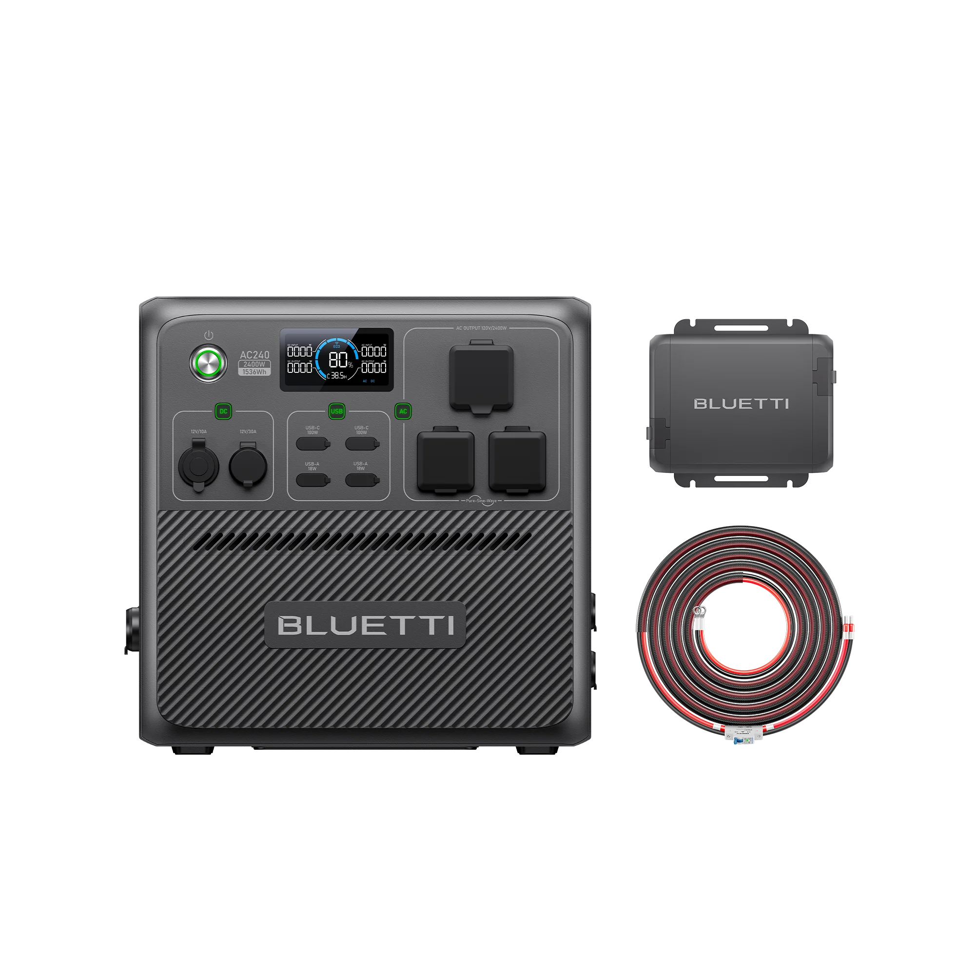 BLUETTI Pioneer 150 (AC240) Portable Power Station | 2,400W,1,536Wh
