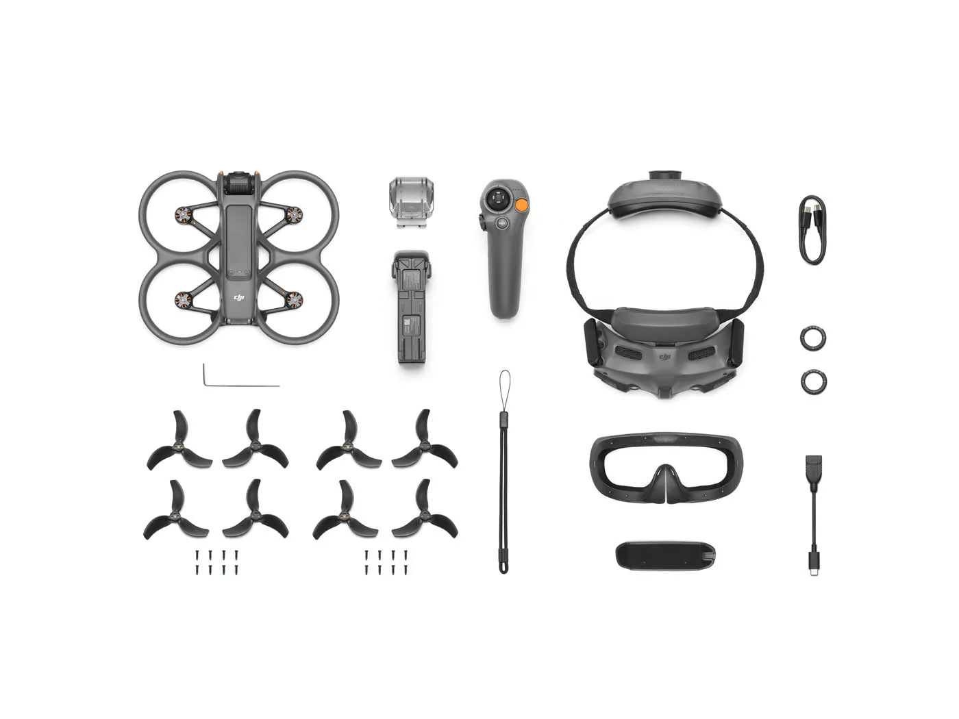 DJI Avata 2 Fly More Combo Single Battery - Includes Goggles 3 and RC Motion 3 CP.FP.00000150.06