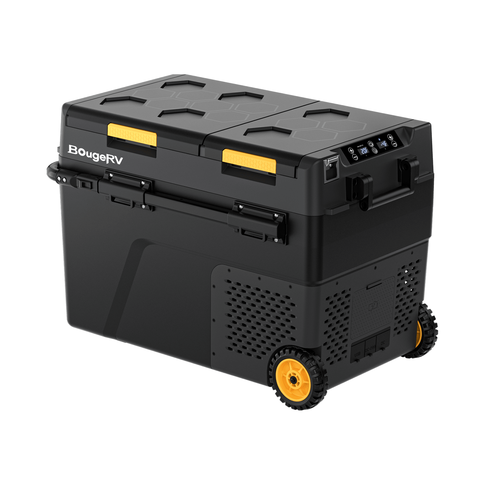 BougeRV CRD2 52QT Dual Zone 12V Portable Fridge Freezer