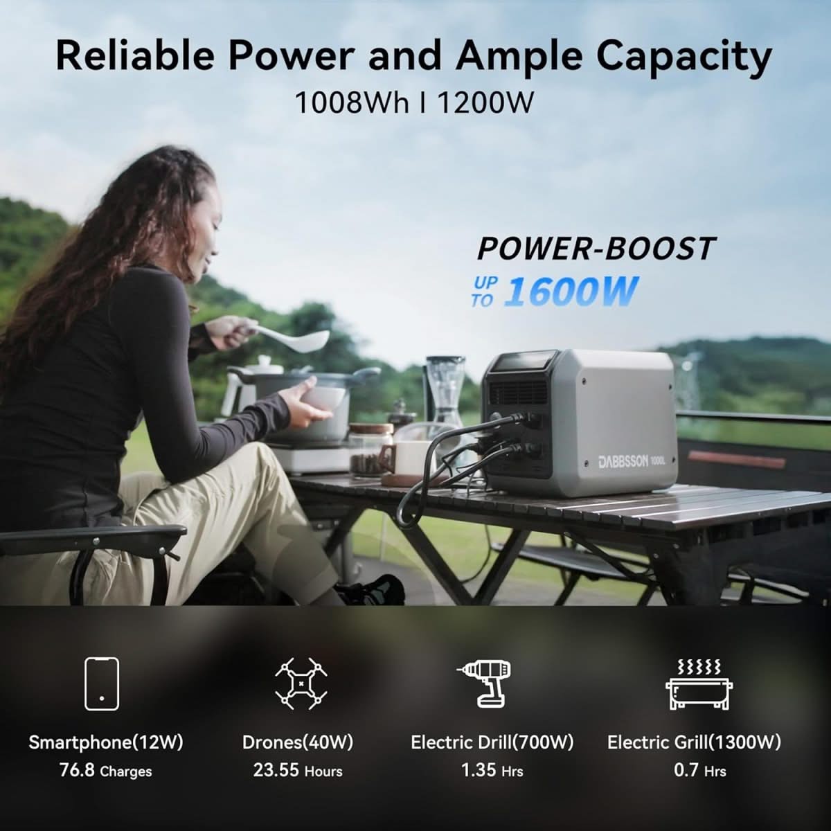 Dabbsson 1000L Portable Power Station