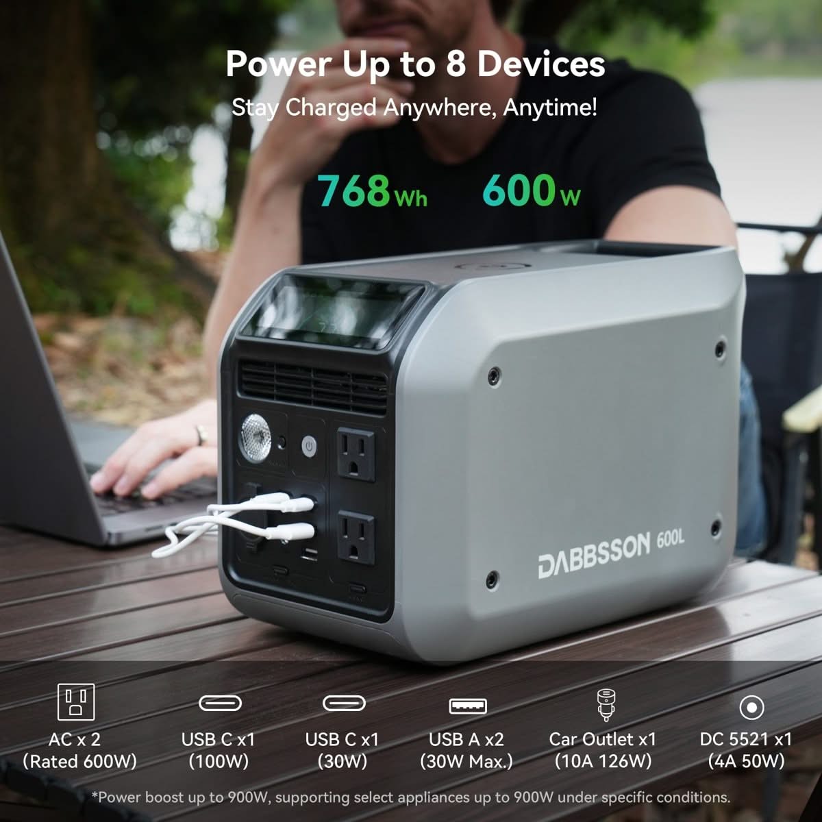 Dabbsson 600L Portable Power Stations
