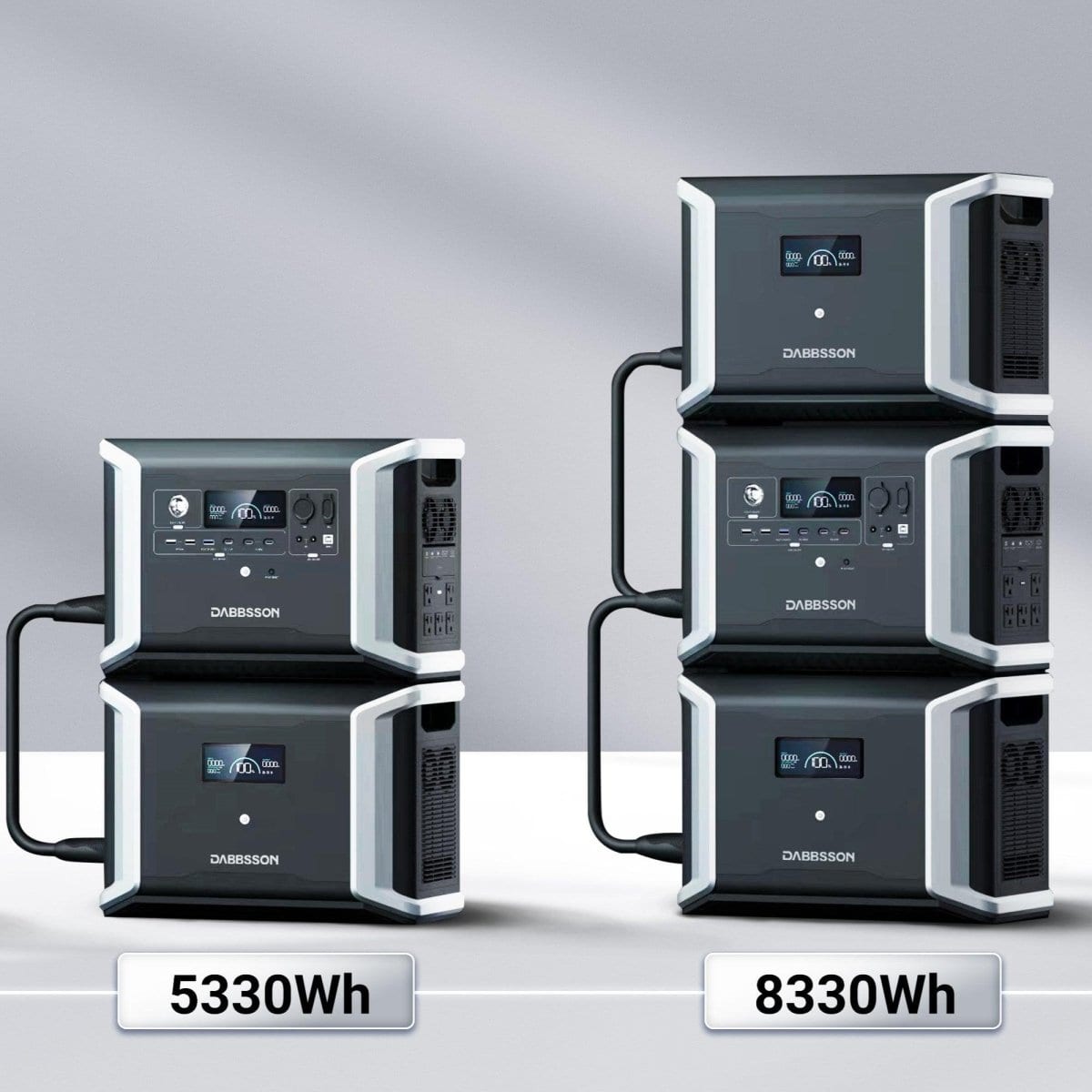 Dabbsson DBS3000B Expandable Battery | 3000Wh（Only works with DBS2300 & DBS2300 Plus）