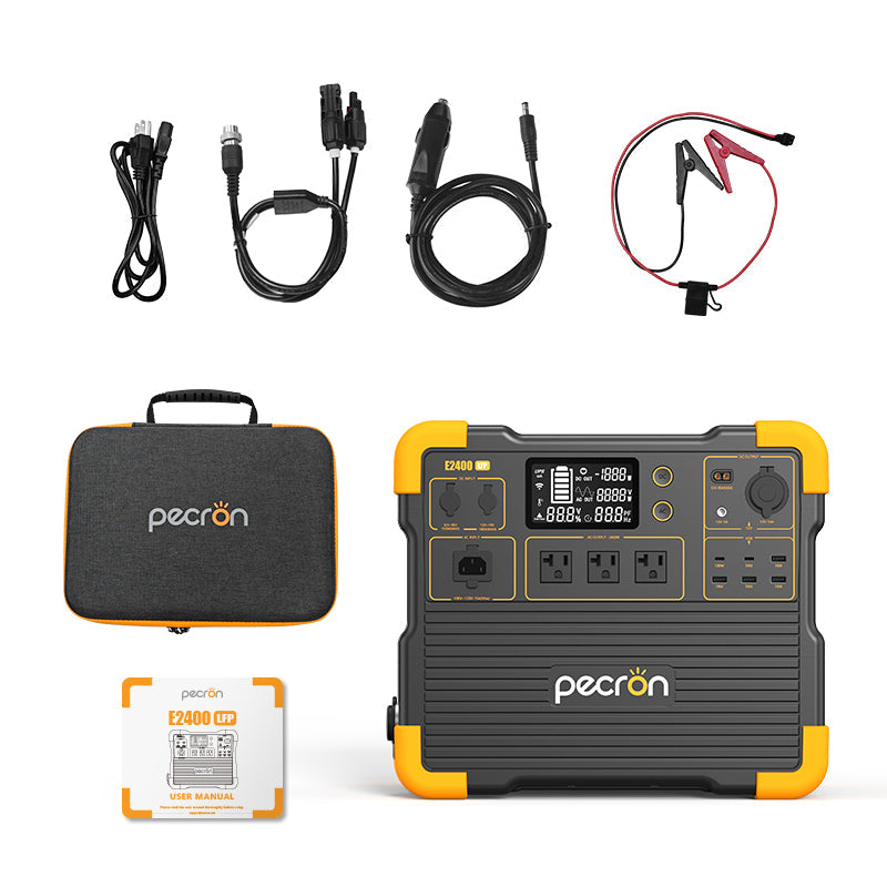 PECRON E2400LFP Solar Generator Kit