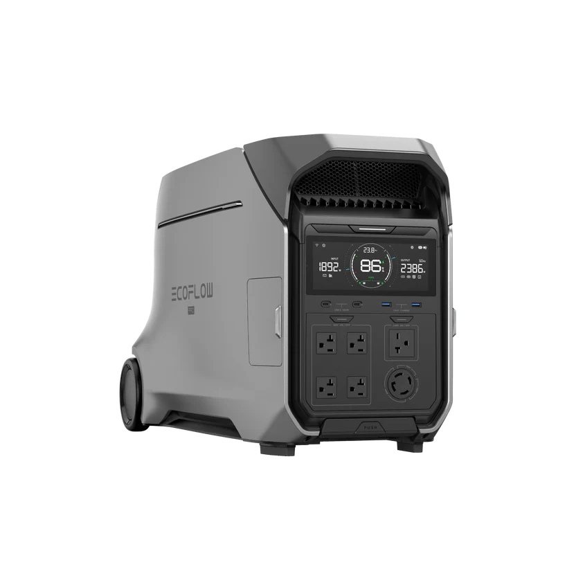 EcoFlow DELTA Pro 3 Portable Power Station + 4 x EcoFlow 400W Portable Solar Panel