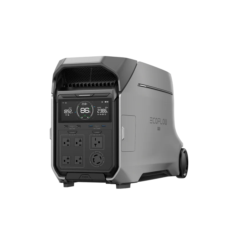 EcoFlow DELTA Pro 3 Portable Power Station + 4 x EcoFlow 400W Portable Solar Panel