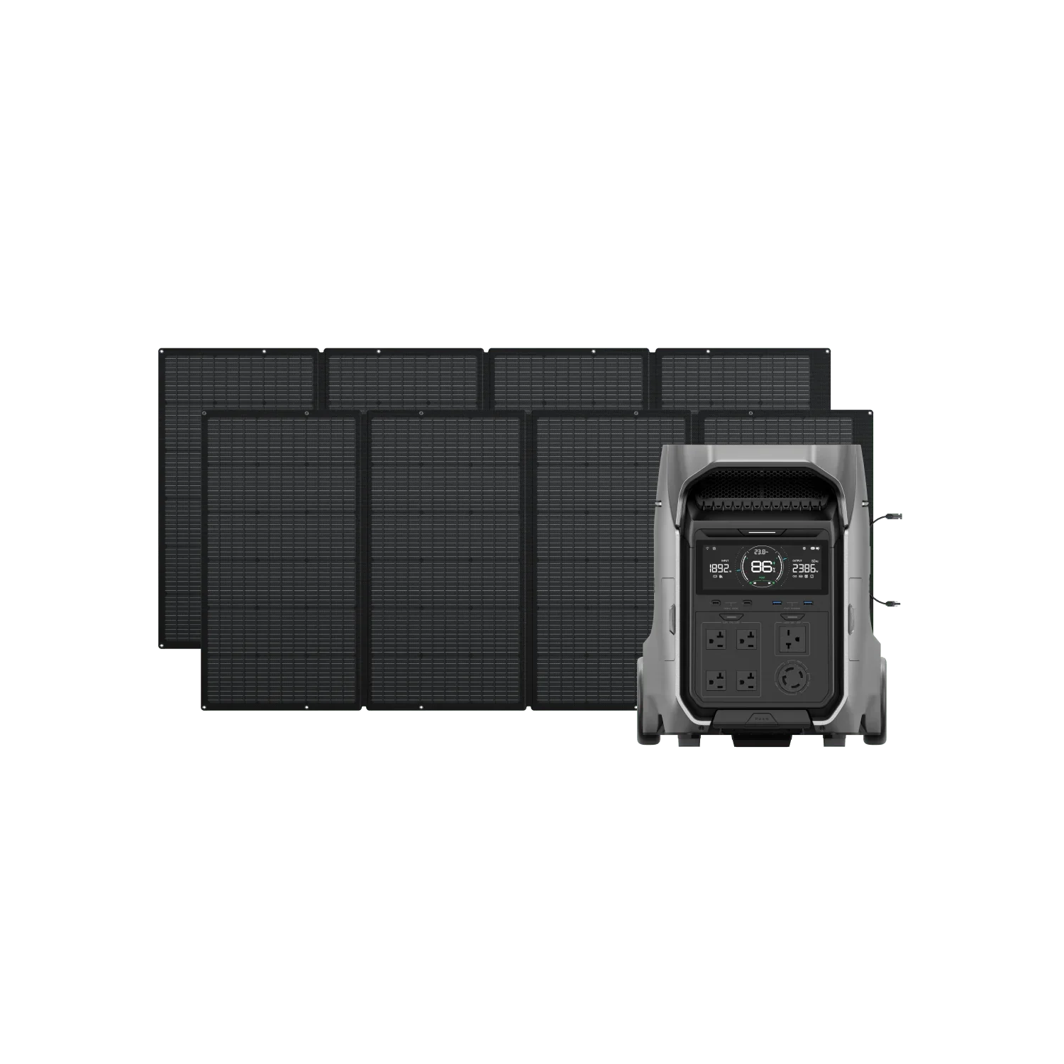EcoFlow DELTA Pro 3 Portable Power Station + 3*EcoFlow 400W Portable Solar Panel
