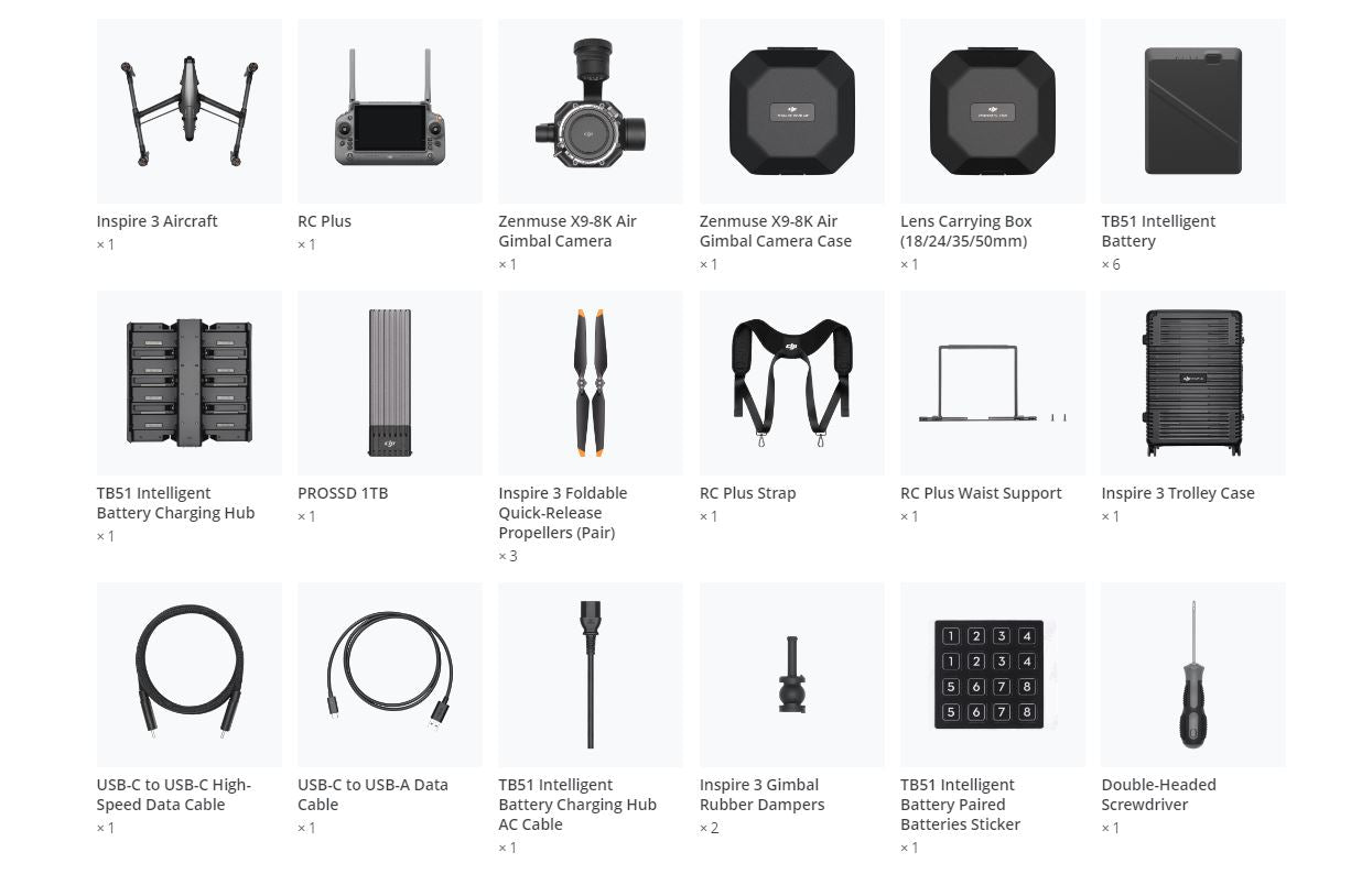 DJI Inspire 3 Drone CP.IN.00000024.02