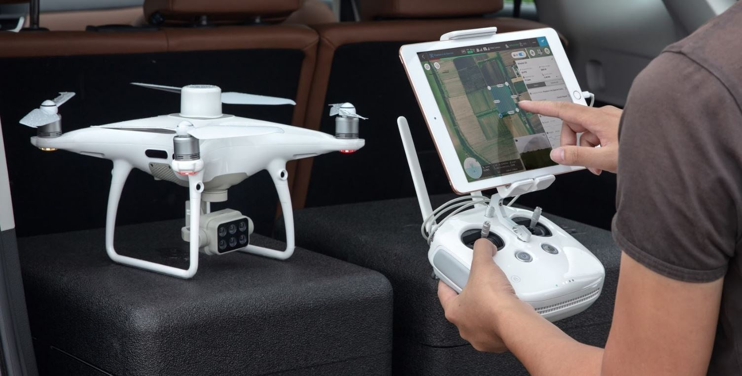 DJI P4 Multispectral Agriculture Drone with Enterprise Shield P4M-W-SHIELDGS