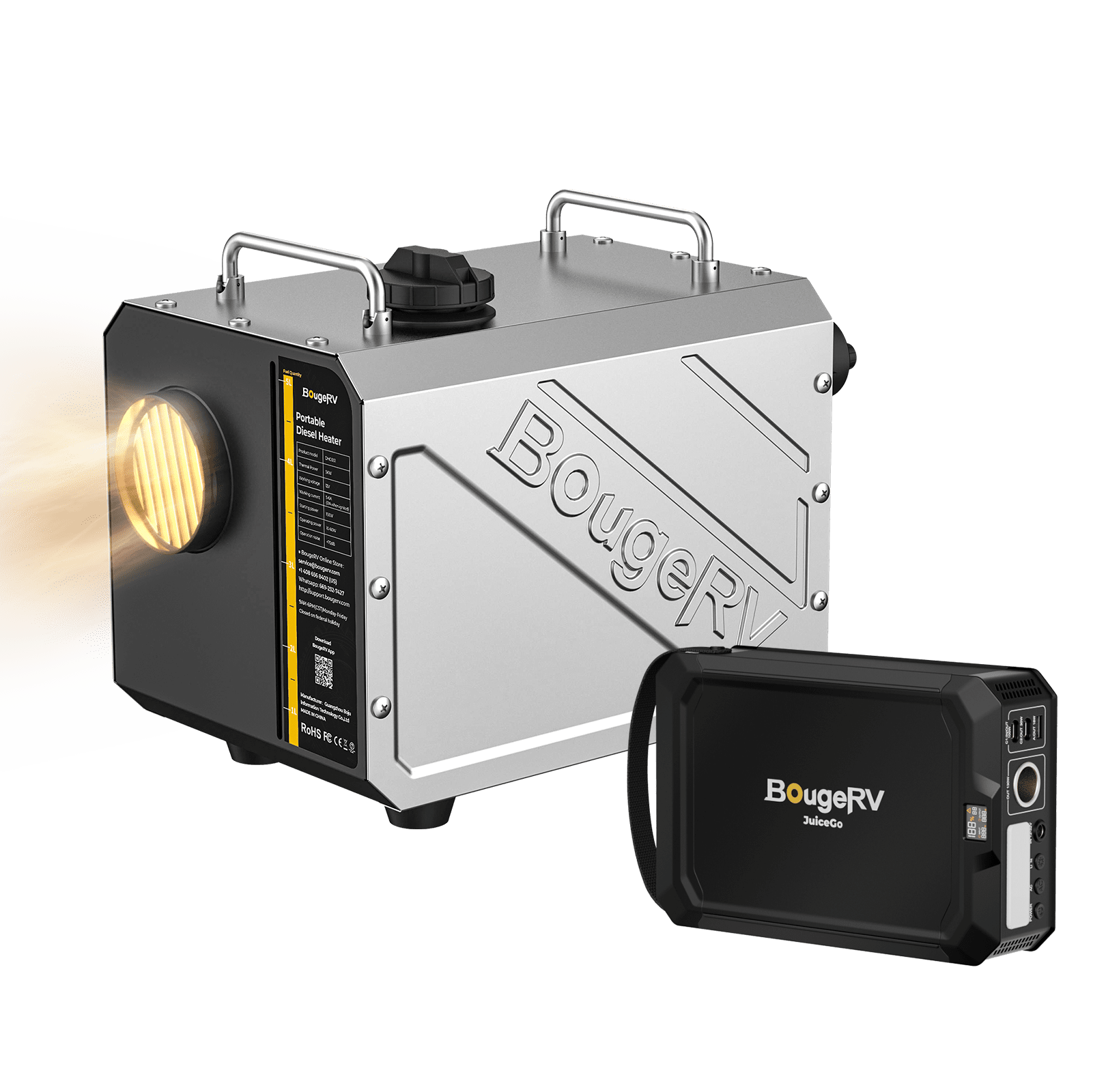 BougeRV New Portable Diesel Outdoor Heater